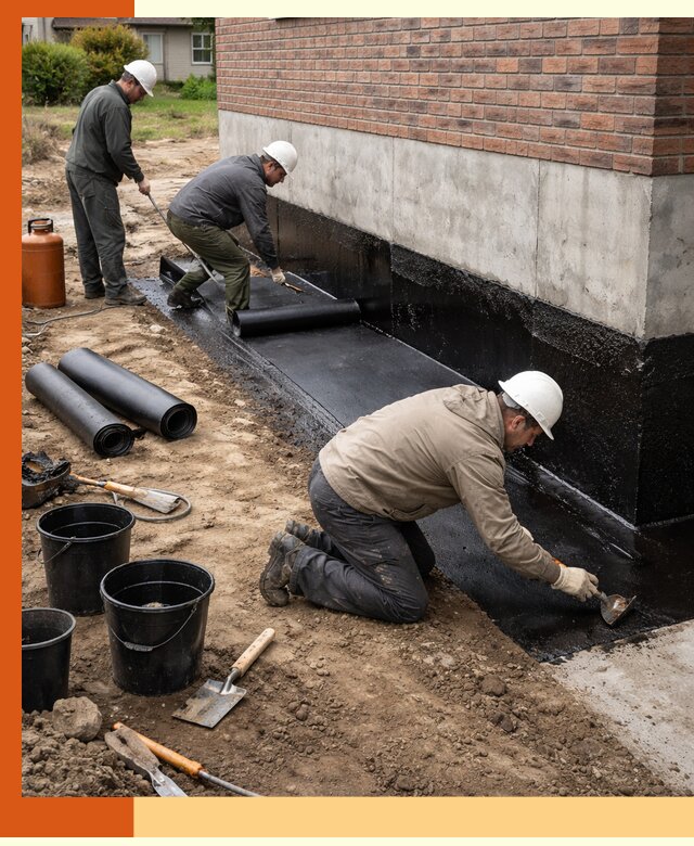 Гидроизоляция фундамента в Александрове: надежная защита строений