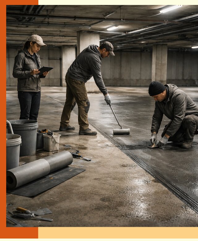 Гидроизоляция паркинга в Александрове: качественная защита зданий