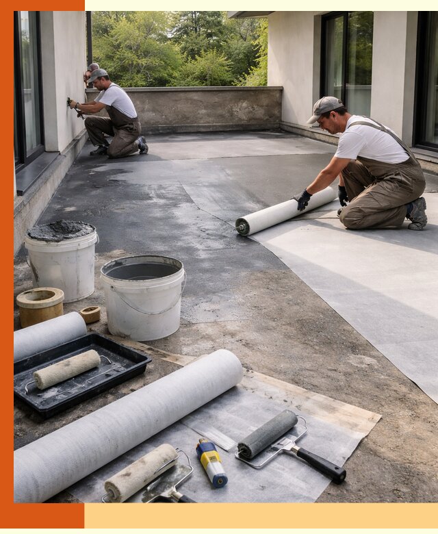 Гидроизоляция террасы в Александрове — надежная защита от влаги и протечек