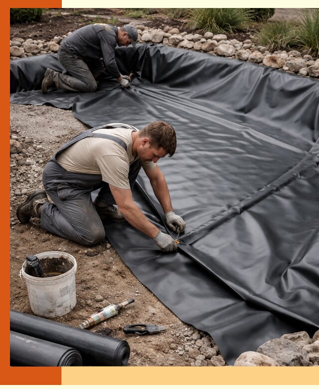 Гидроизоляция пруда в Александрове: надежная защита и герметизация