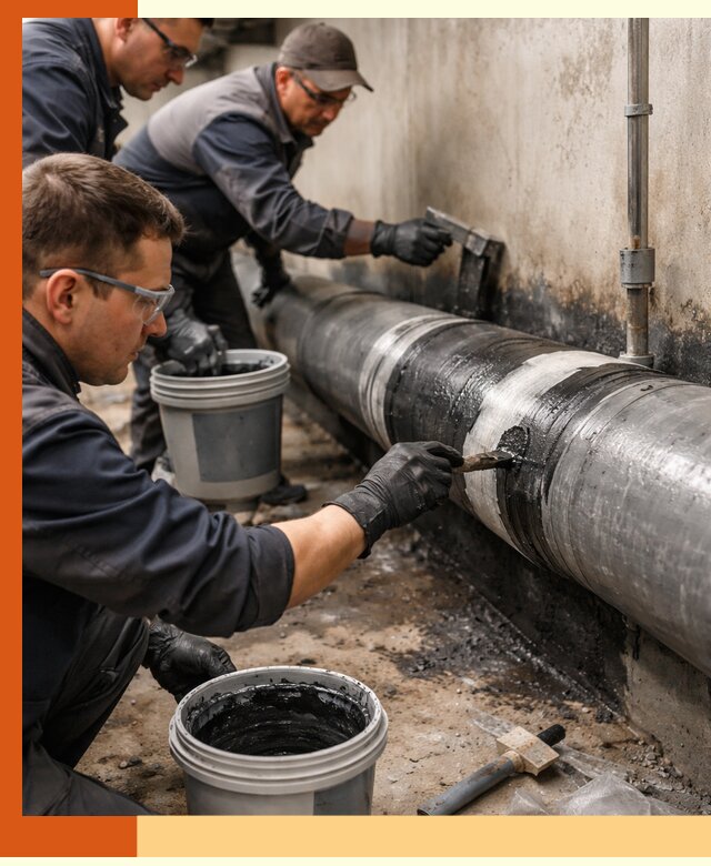 Гидроизоляция труб в Александрове — защита и герметизация коммуникаций