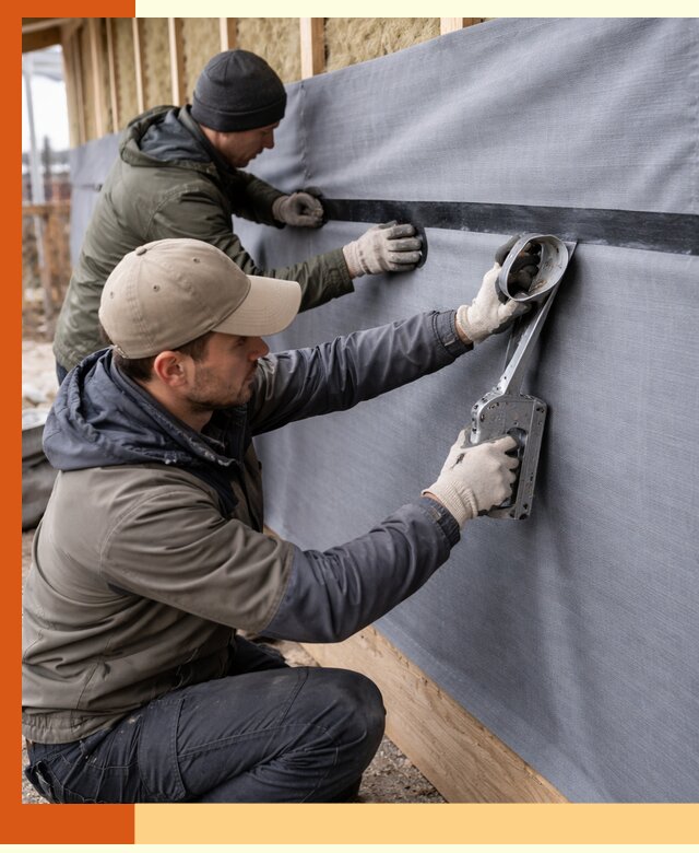 Монтаж ветроизоляции зданий и конструкций в Александрове